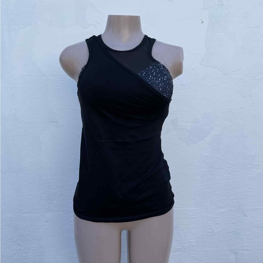 Lululemon Athletica Black and White Tank Top - Picture 1 of 7